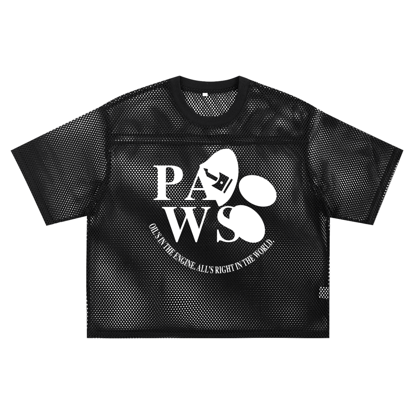 Pawsvangelion Boxy Mesh T-shirt