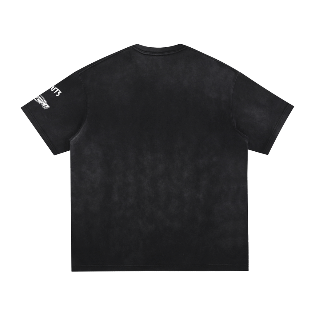 PnP x Emo Guts Block Colour Frayed Tshirt