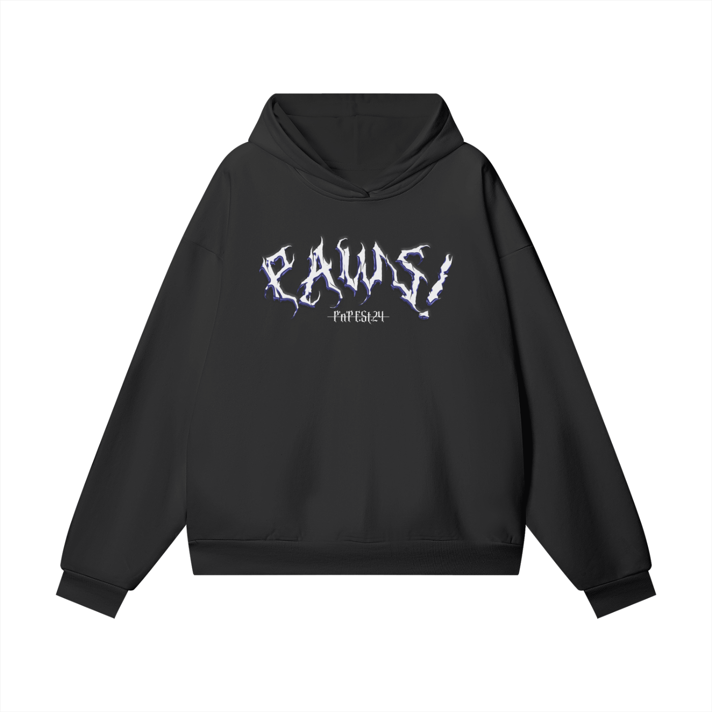 PAWS! Oil Slick Hidden Pocket Hoodie