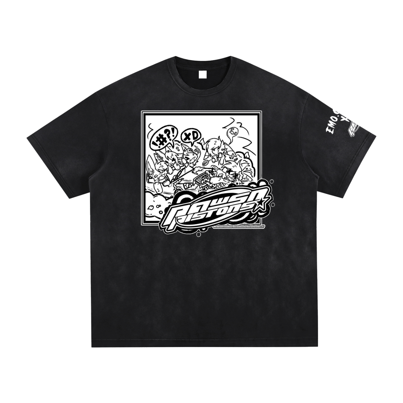 PnP x Emo Guts Mono Frayed Tshirt